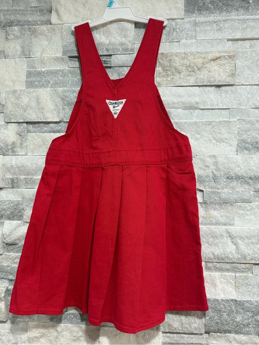 OshKosh B'gosh Red Pinafore Dress for Kids
